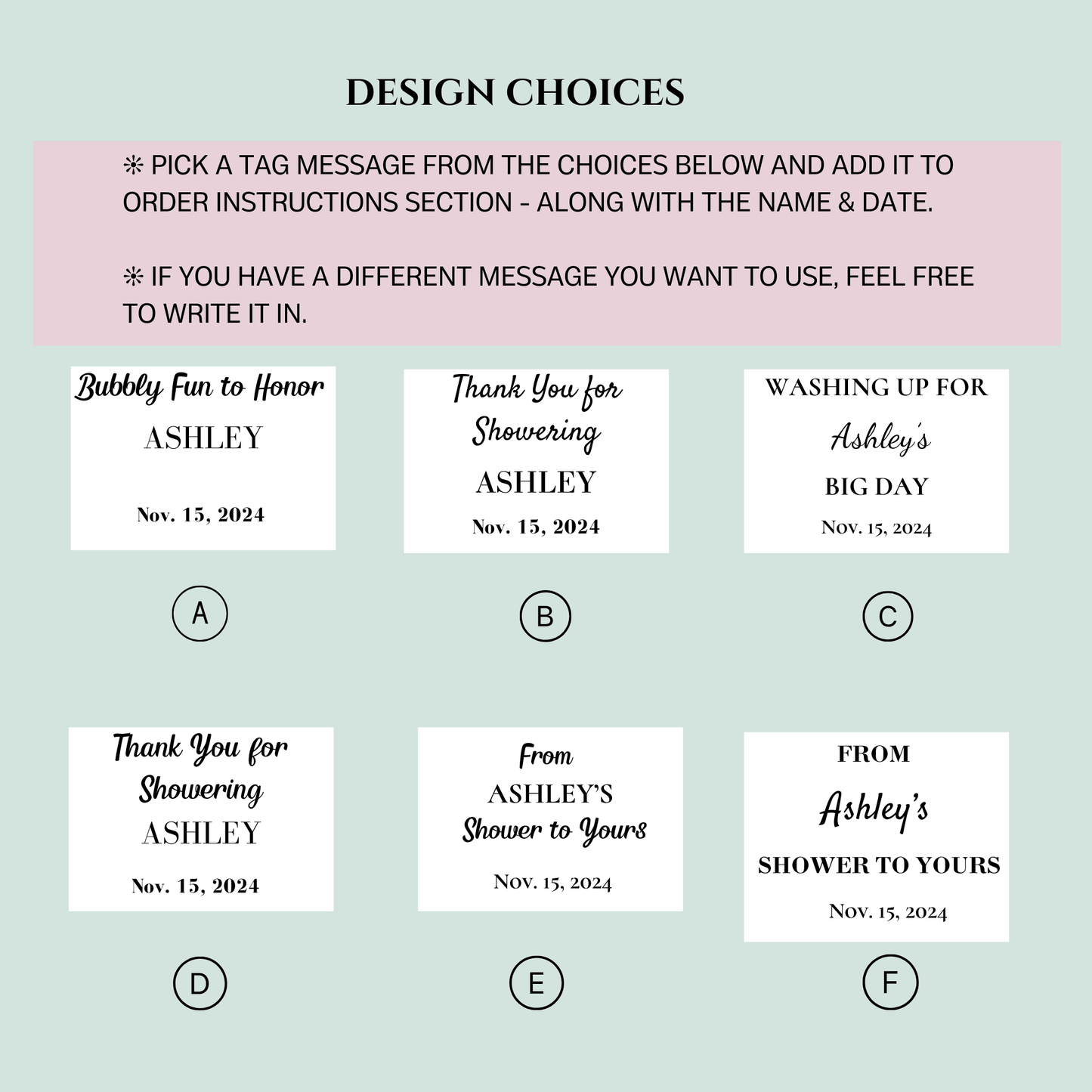 Coquette Bridal Shower Package - Naturene