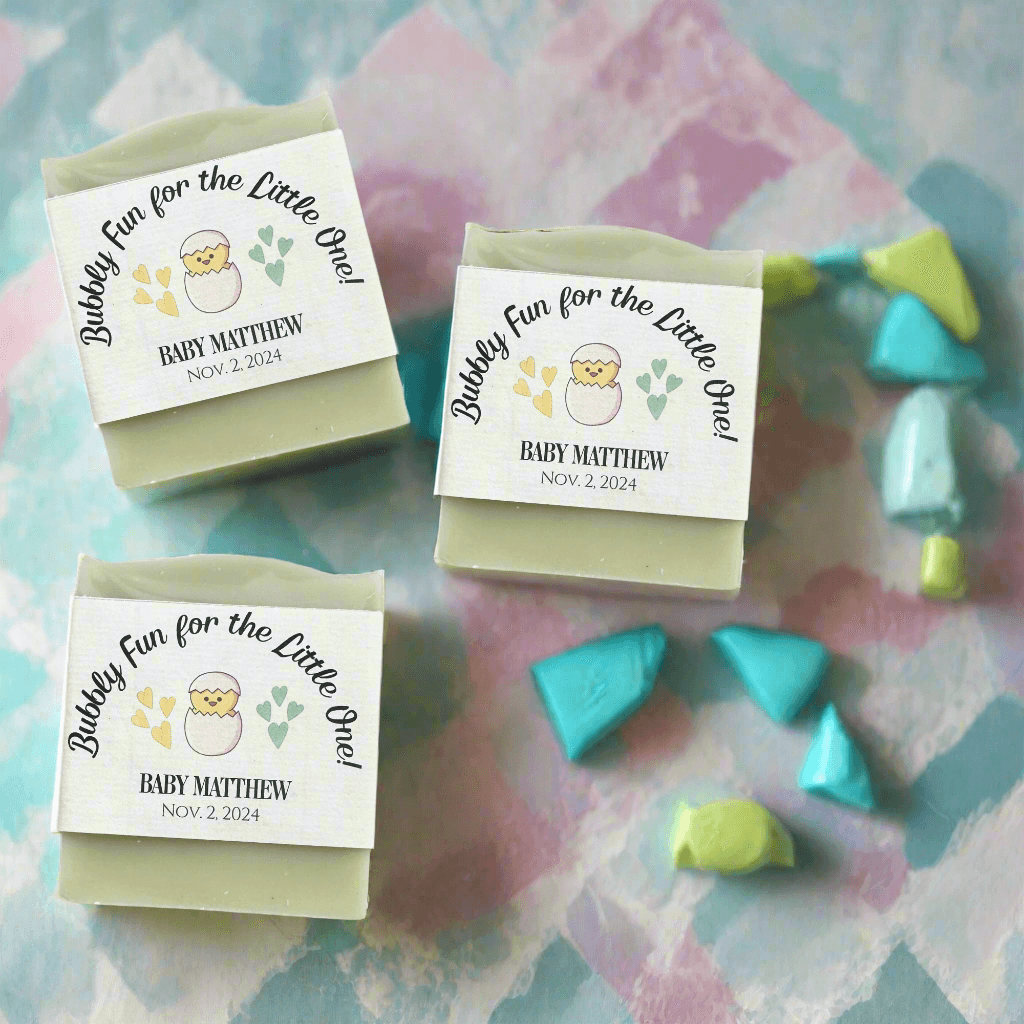 Vegan Baby Shower Favor Soaps – Sustainable, Chic & Made to Impress - Naturene