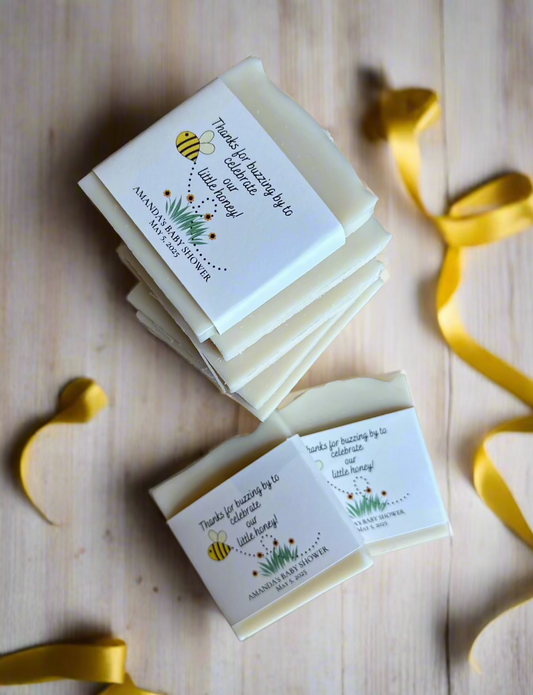 Little Honey Baby Shower Favors – Bee Theme Vegan Soap | Eco-Friendly