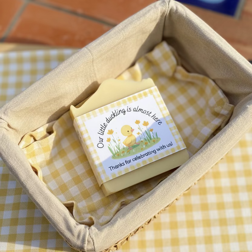 Little Duckling Baby Shower Favors – Vegan Soap | Goose Theme Keepsakes