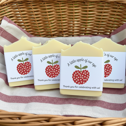 Apple of Our Eye Baby Shower Favors – Vegan Soap | Eco-Friendly Keepsakes