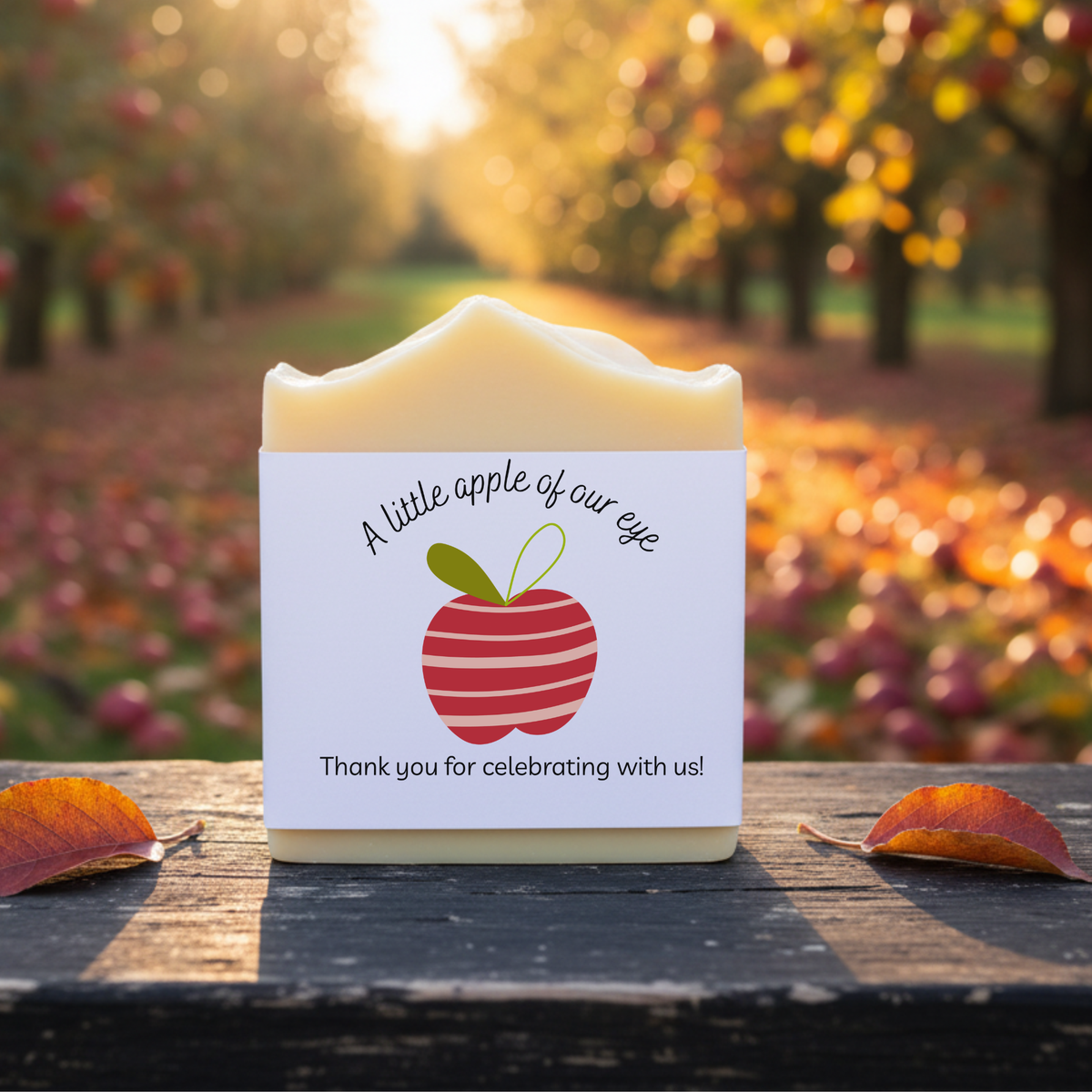 Apple of Our Eye Baby Shower Favors – Vegan Soap | Eco-Friendly Keepsakes