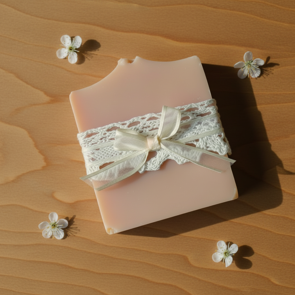 Coquette Bow Bridal Shower Favors | Vegan Soap Vintage-Chic Keepsakes