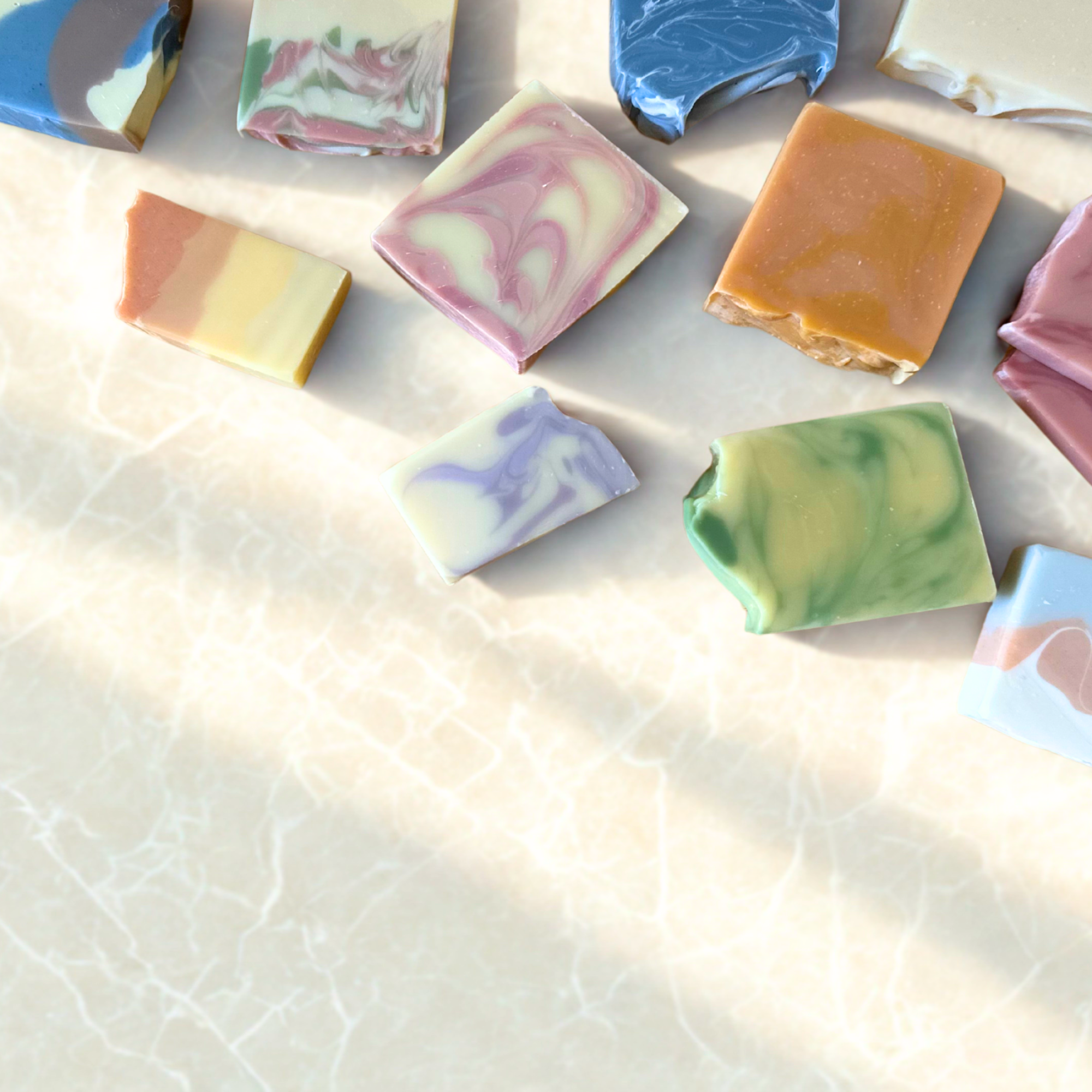 Handcrafted vegan soap bars by Naturene with sustainable packaging