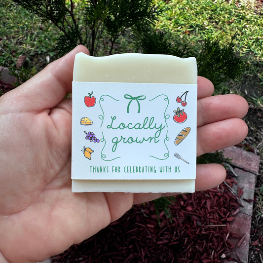 Locally Grown Baby Shower Favors – Vegan Soap | Eco-Friendly Keepsakes