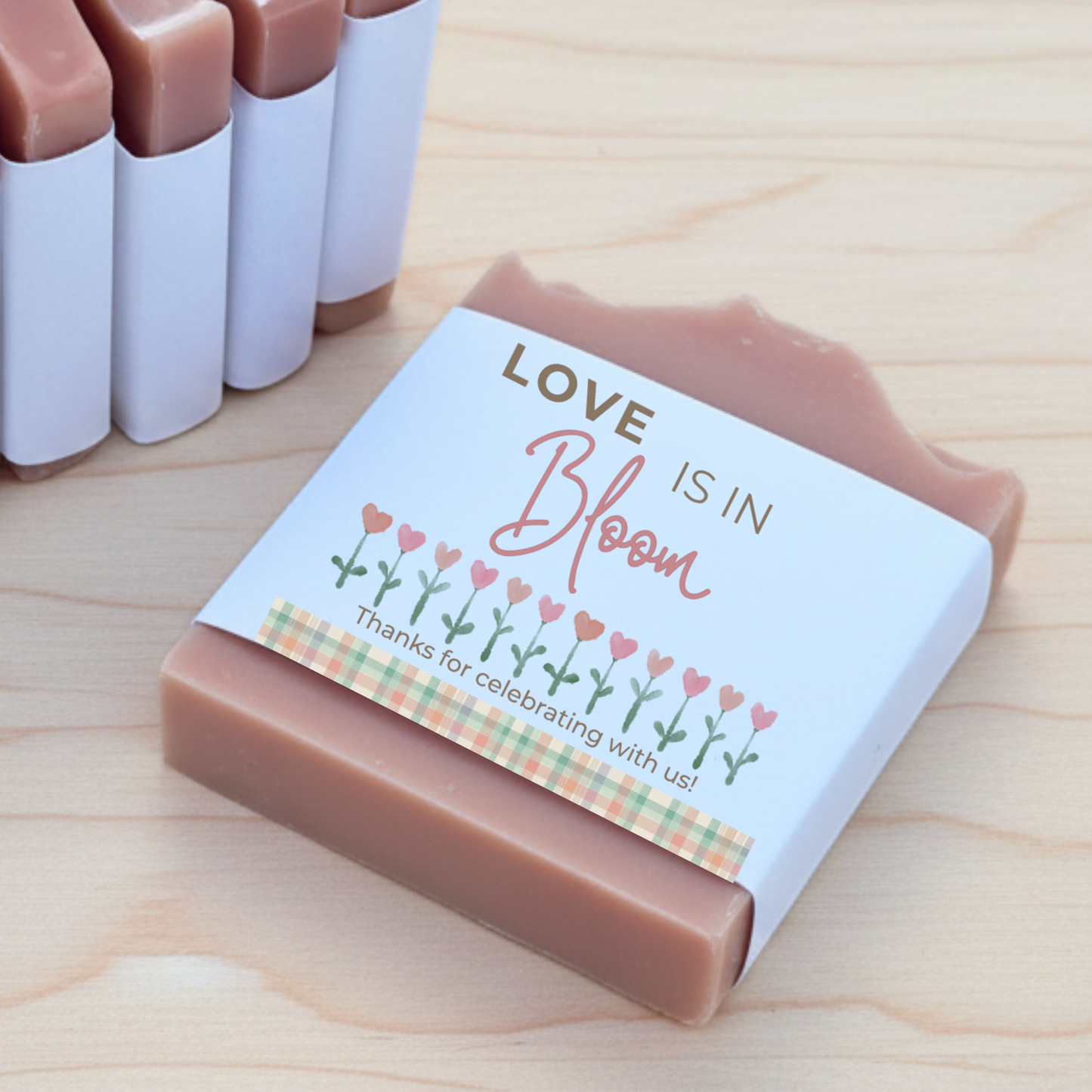 Love in Bloom Bridal Shower Soap Favors – Vegan Soap | Eco-Friendly Keepsakes