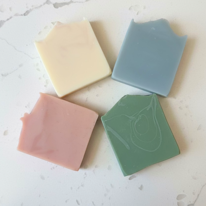 Spring Suds Gift Set | 4 Handmade Vegan Soap Bars + Exfoliating Sisal Bag