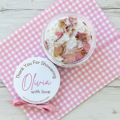 Bath Salt Bridal Favors | Vegan Favor Keepsakes