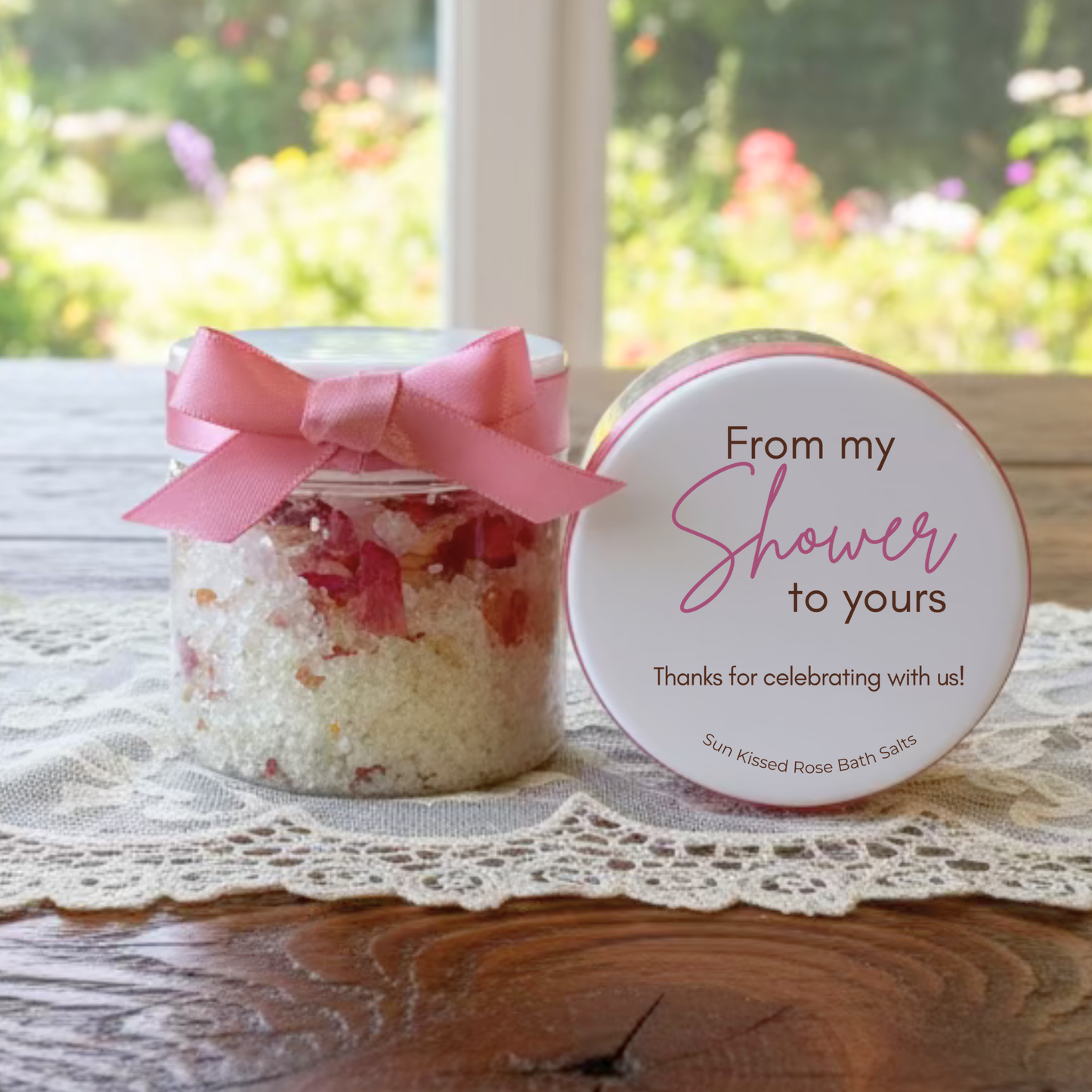 Bath Salt Bridal Favors | Vegan Favor Keepsakes