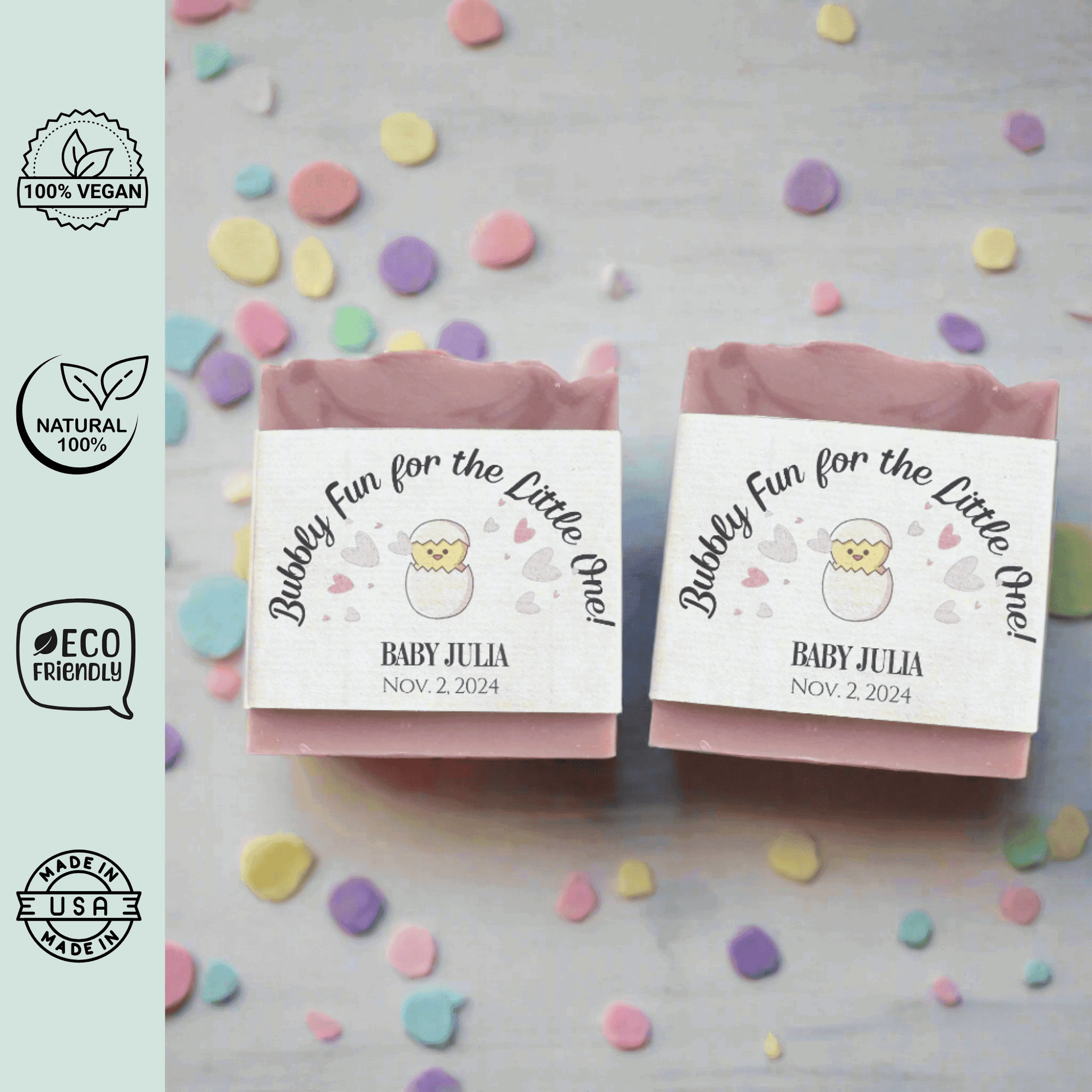 Vegan Baby Shower Favor Soaps – Sustainable, Chic & Made to Impress - Naturene