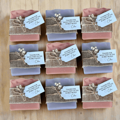 Lavender Bridal shower soap favors