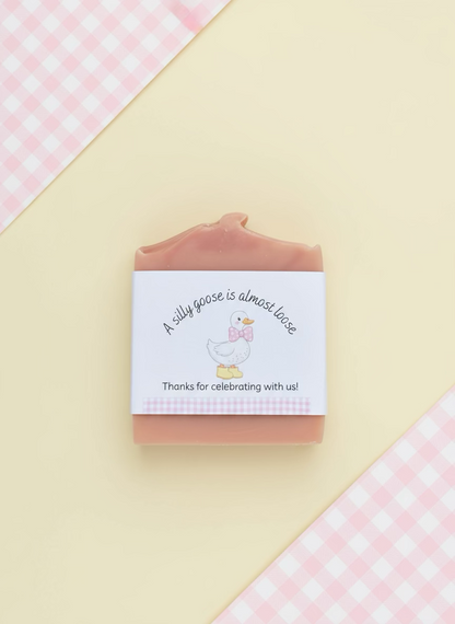 Silly Goose Baby Shower Favors – Vegan Soap | Goose Theme Keepsakes