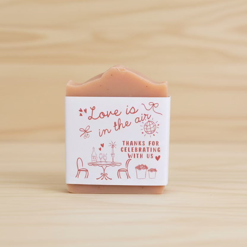 Love is in the Air Bridal Shower Soap Favors – Vegan Soap | Eco-Friendly Keepsakes