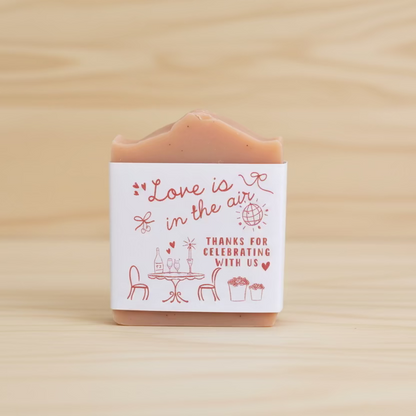 Love is in the Air Bridal Shower Soap Favors – Vegan Soap | Eco-Friendly Keepsakes