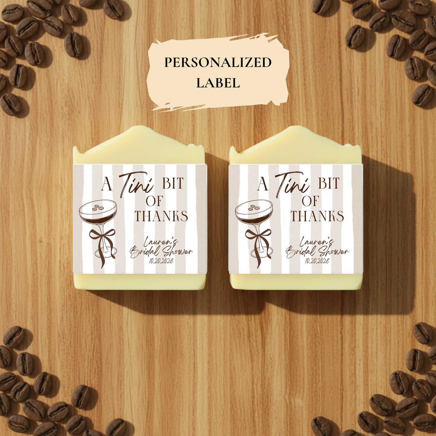Espresso Martini-Themed Bridal Shower Soap Favors – Vegan Soap | Eco-Friendly Keepsakes (Copy)