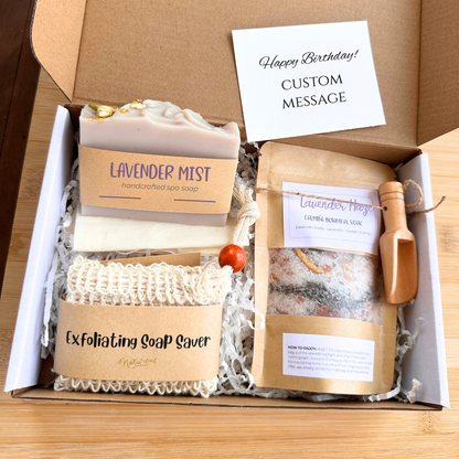 Relaxing Bath Gift Set | Vegan Spa Gift Set | Self-Care & Relaxation