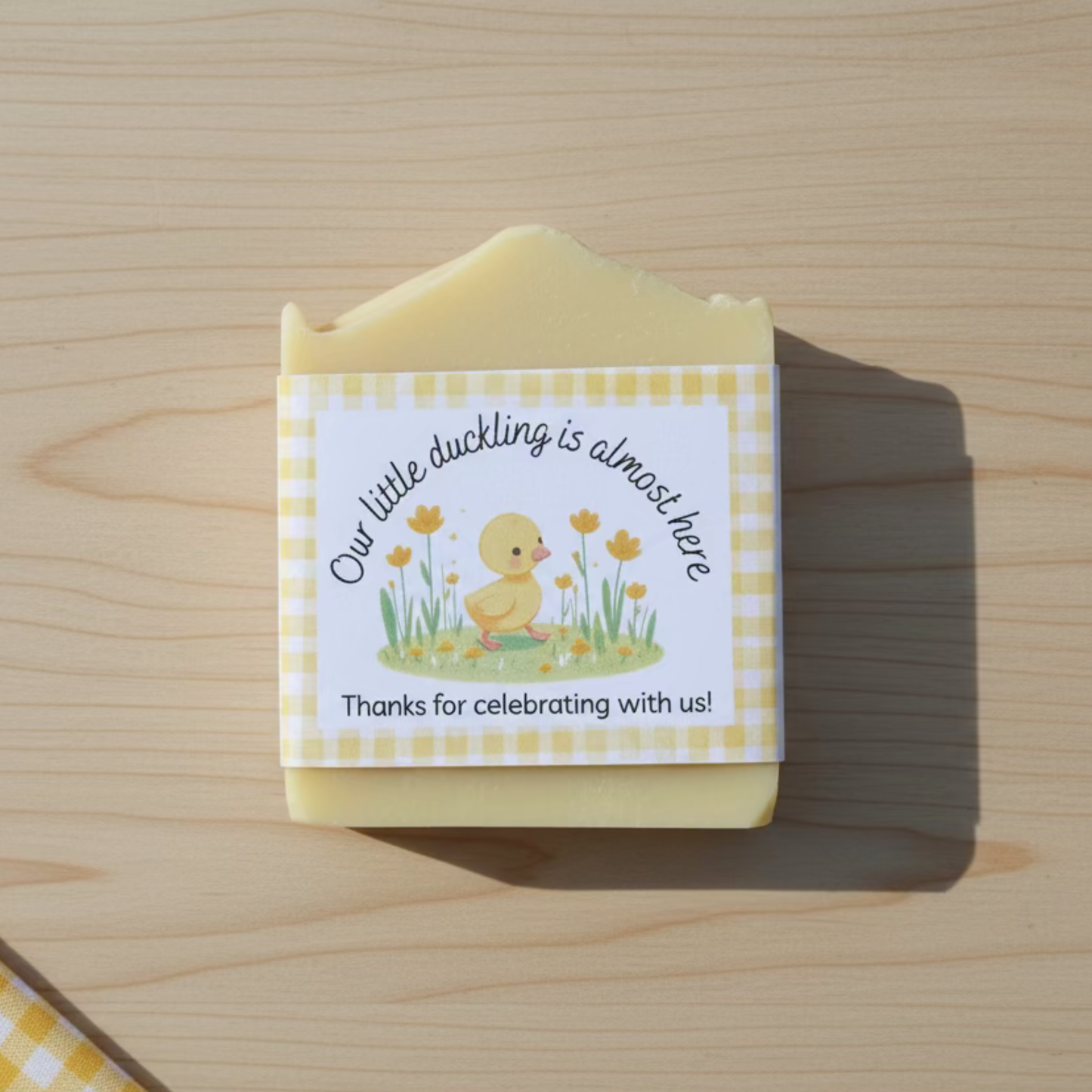 Little Duckling Baby Shower Favors – Vegan Soap | Goose Theme Keepsakes