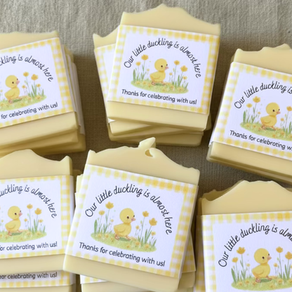 Little Duckling Baby Shower Favors – Vegan Soap | Goose Theme Keepsakes