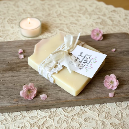 Coquette Bow Bridal Shower Favors | Vegan Soap Vintage-Chic Keepsakes