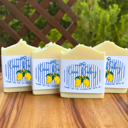 Ciao Baby Italian Theme Shower Favors – Vegan Soap | Summer Theme Keepsakes