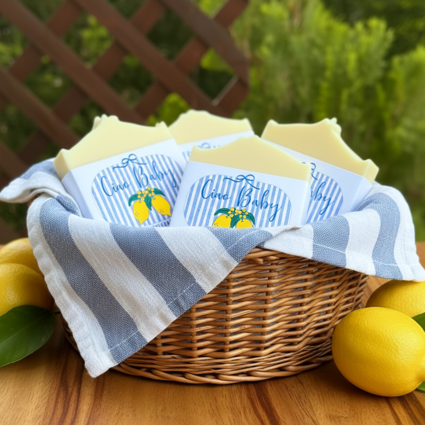 Ciao Baby Italian Theme Shower Favors – Vegan Soap | Summer Theme Keepsakes