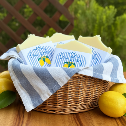 Ciao Baby Italian Theme Shower Favors – Vegan Soap | Summer Theme Keepsakes