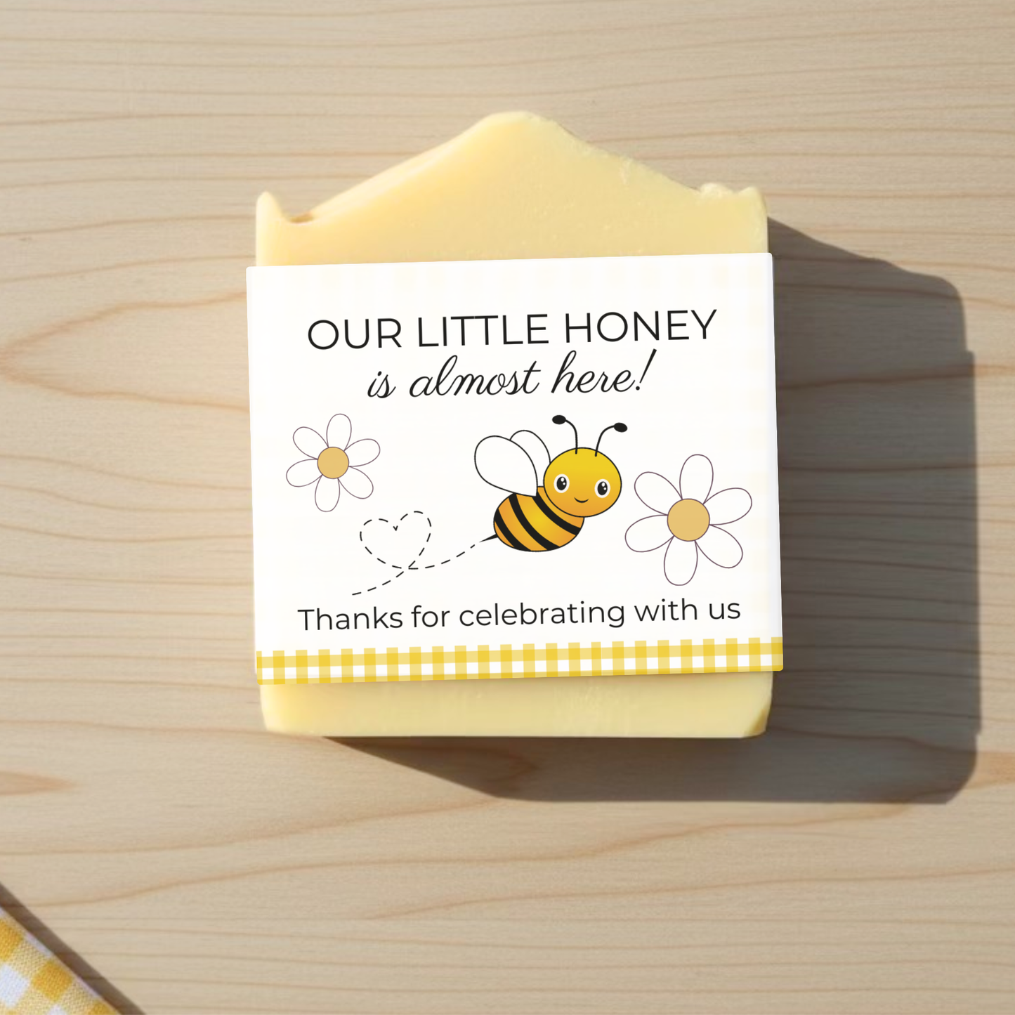 Little Honey Baby Shower Favors – Bee Theme Vegan Soap | Eco-Friendly