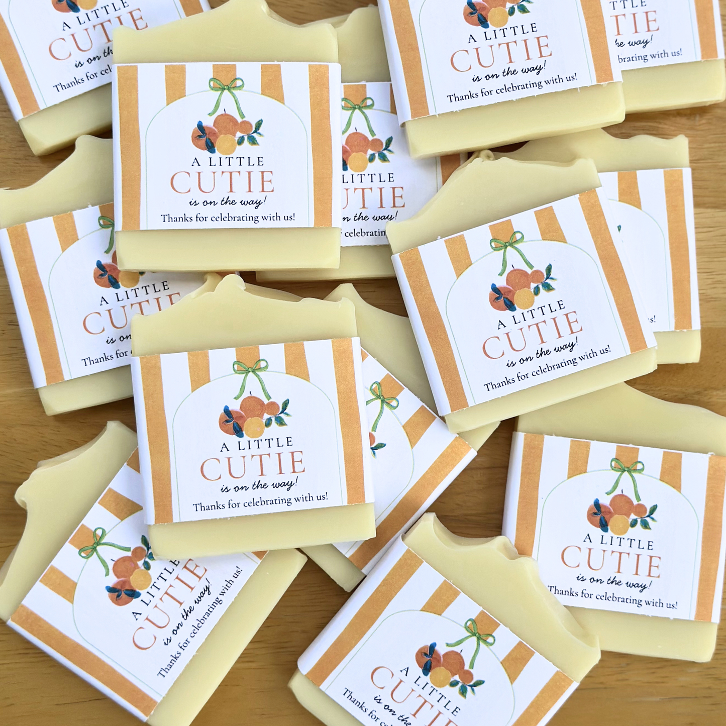 Little Cutie Theme Shower Favors – Vegan Soap | Summer Theme Keepsakes