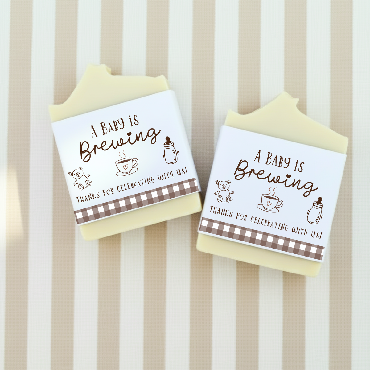Baby is Brewing Baby Shower Favors – Vegan Soap | Eco-Friendly Keepsakes