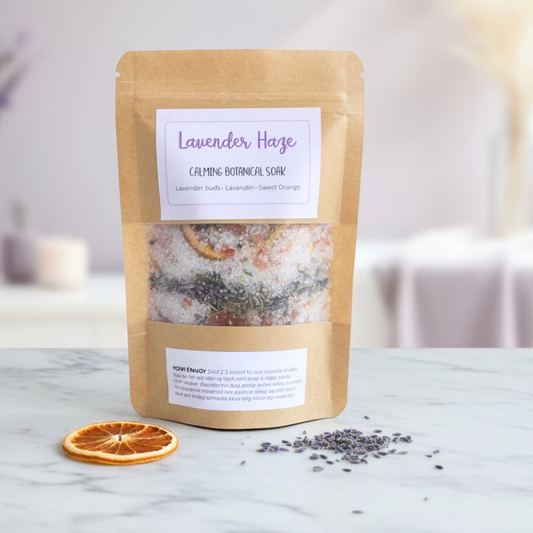 Lavender Haze Bath Salts | Vegan Bath Soak | Naturene