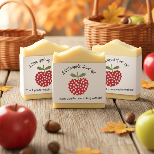 Apple of Our Eye Baby Shower Favors – Vegan Soap | Eco-Friendly Keepsakes