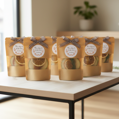 Fall Party Favors – Simmer Pot Potpourri | Eco-Friendly Autumn Keepsakes