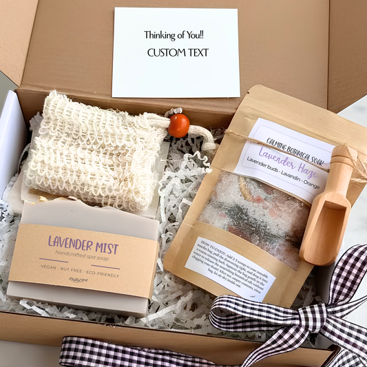 Relaxing Bath Gift Set | Vegan Spa Gift Set | Self-Care & Relaxation