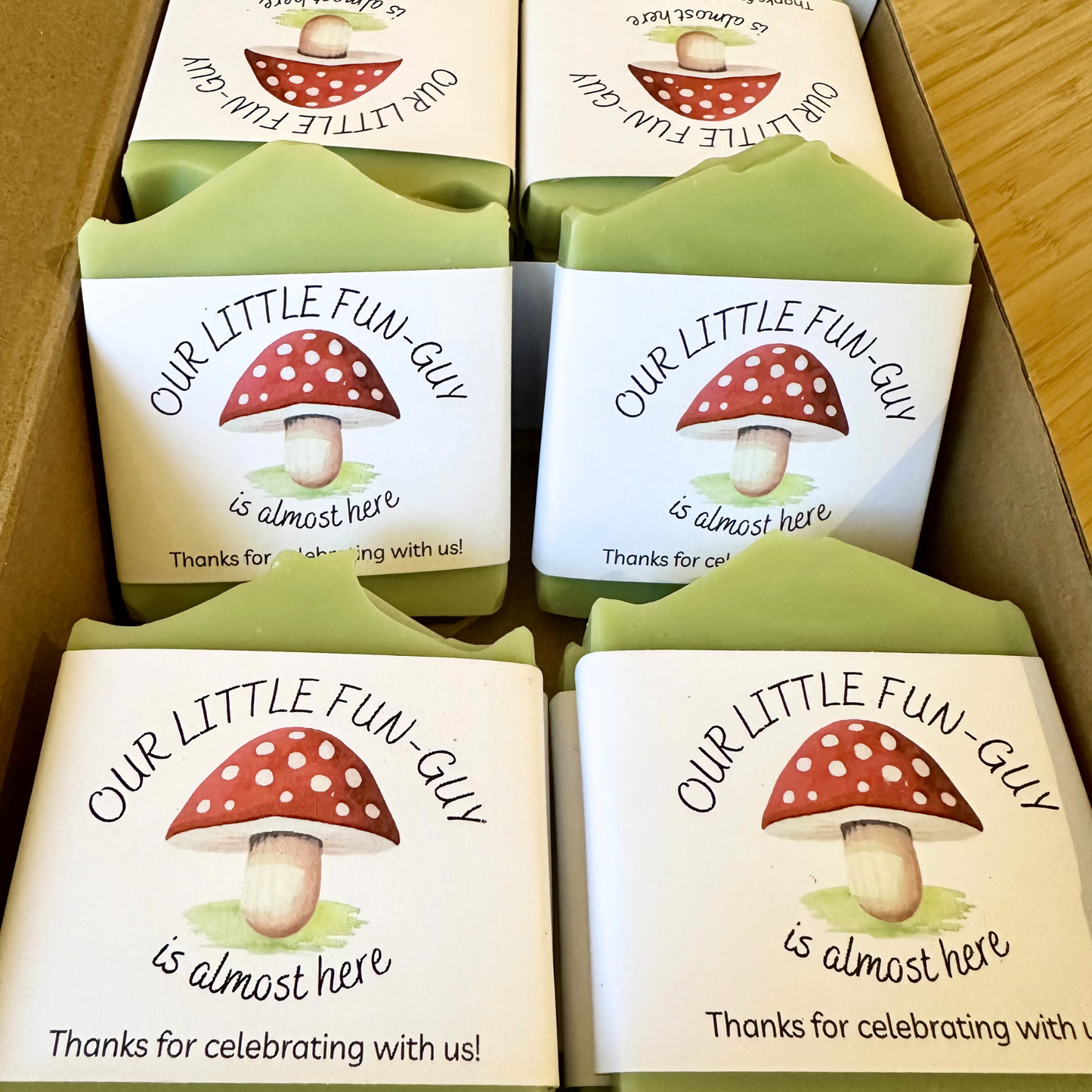 Woodland Mushroom Baby Shower Favors – Vegan Soap | Eco-Friendly Keepsakes