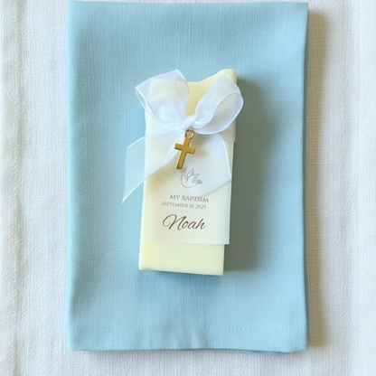 Baptism Guest Gifts with Gold Cross