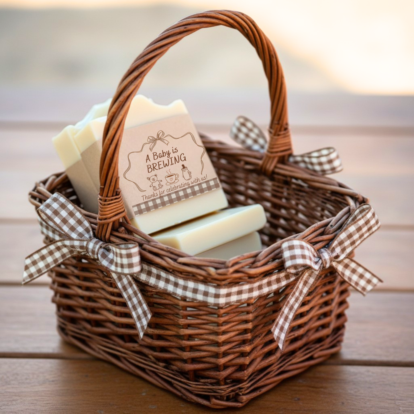 Baby is Brewing Baby Shower Favors – Vegan Soap | Eco-Friendly Keepsakes