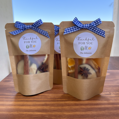 Holiday Party Favors – Simmer Pot Potpourri | Eco-Friendly Seasonal Keepsakes