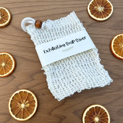 Sisal Soap Saver Bag - Zero Waste Exfoliating Soap Pouch