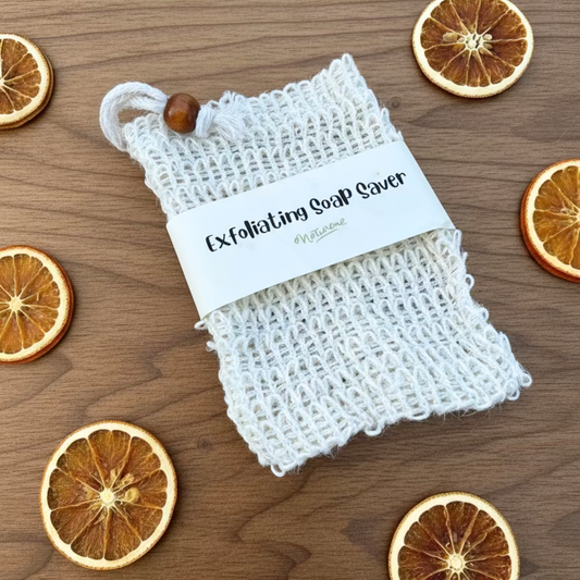 Sisal Soap Saver Bag - Zero Waste Exfoliating Soap Pouch