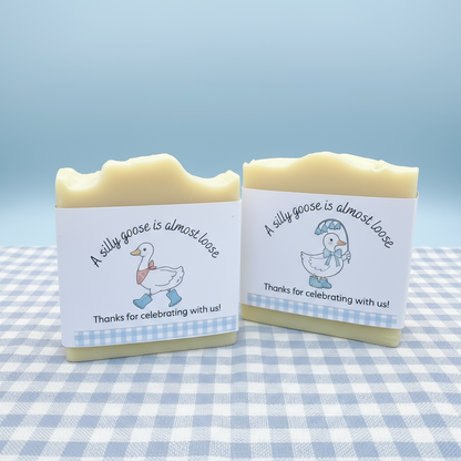 Silly Goose Baby Shower Favors – Vegan Soap | Goose Theme Keepsakes