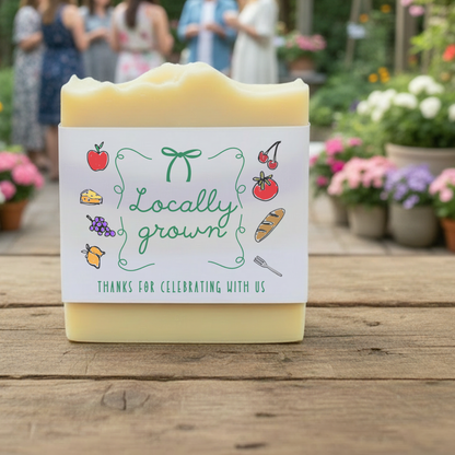 Locally Grown Baby Shower Favors – Vegan Soap | Eco-Friendly Keepsakes