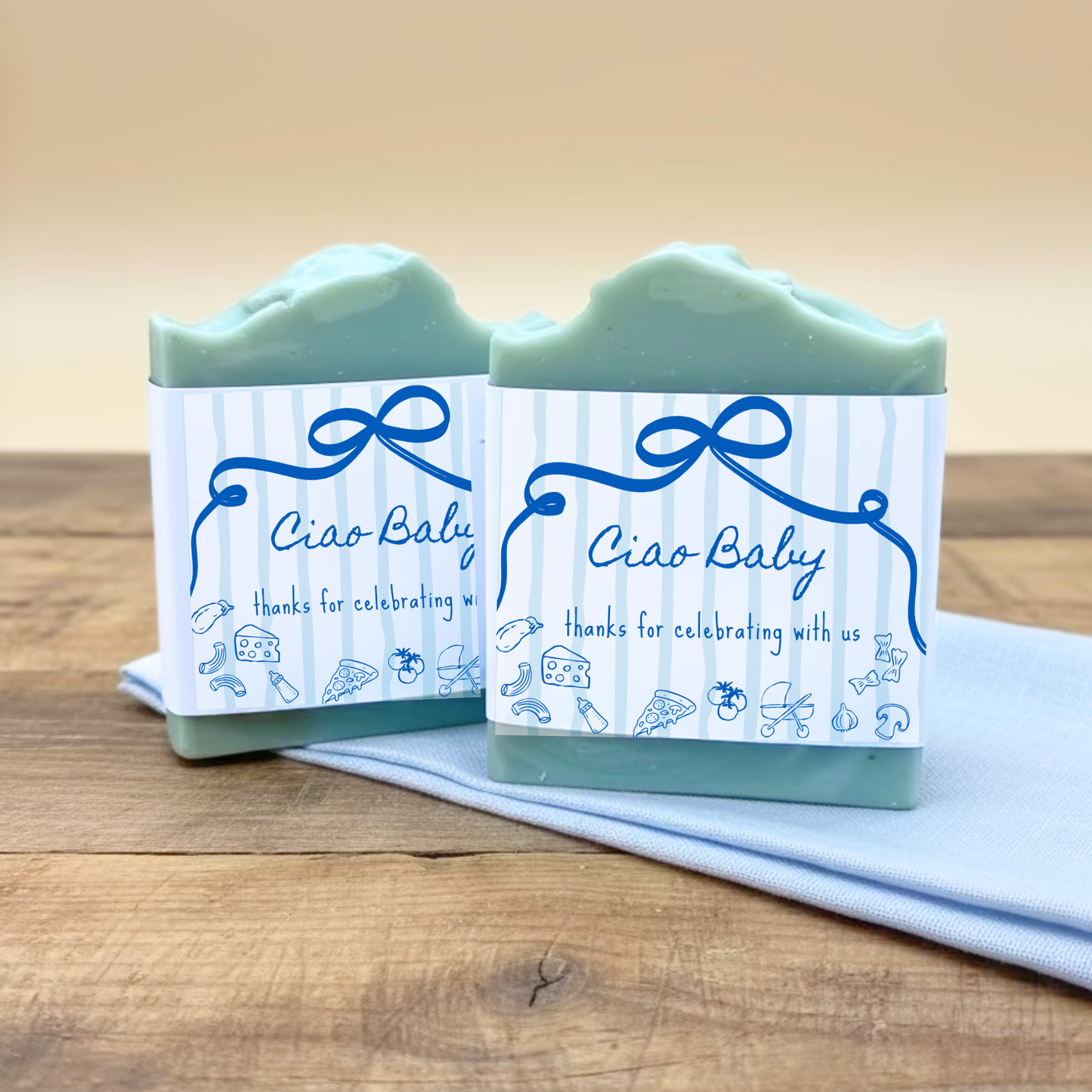 Ciao Baby Shower Favors – Vegan Soap | Eco-Friendly Keepsakes