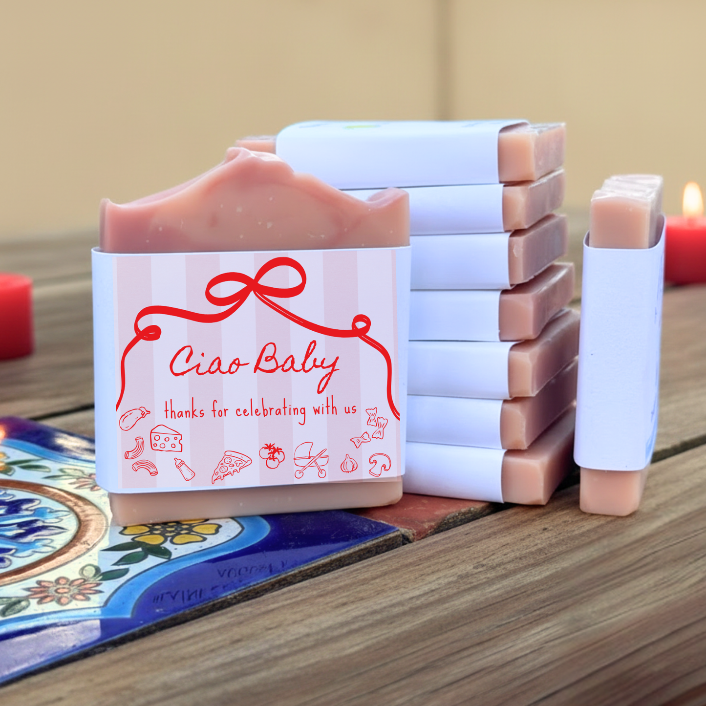Ciao Baby Shower Favors – Vegan Soap | Eco-Friendly Keepsakes