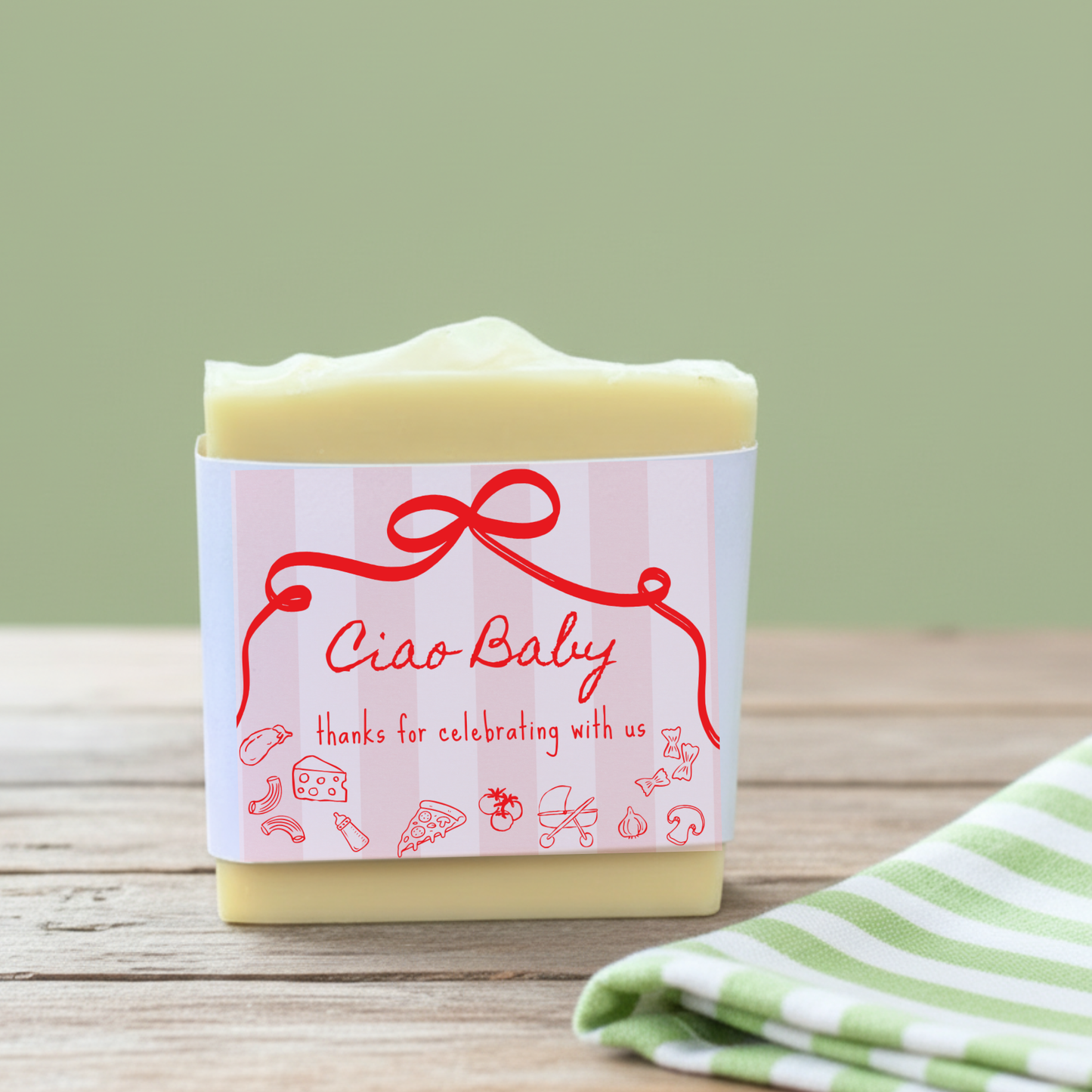 Ciao Baby Shower Favors – Vegan Soap | Eco-Friendly Keepsakes