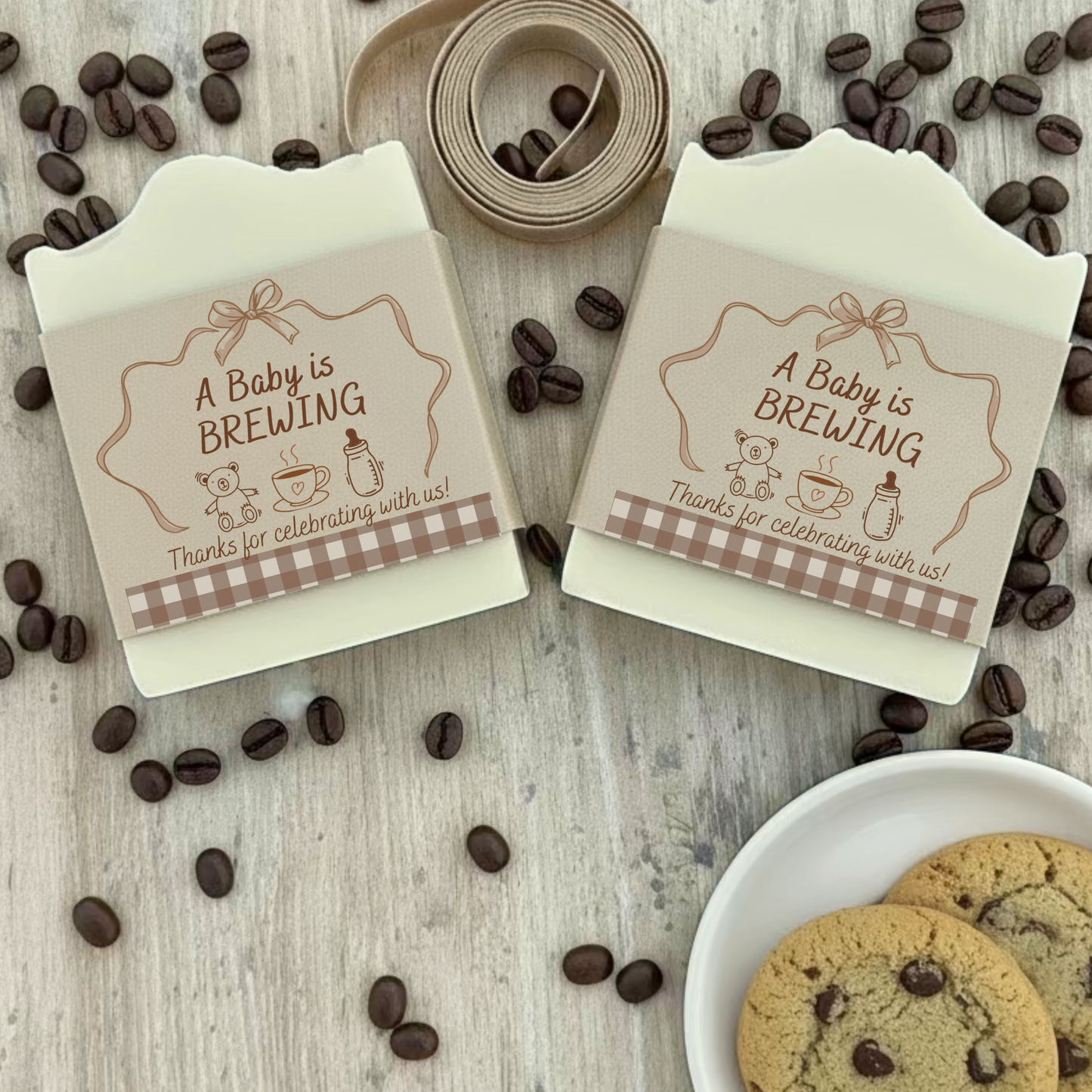 Baby is Brewing Baby Shower Favors – Vegan Soap | Eco-Friendly Keepsakes