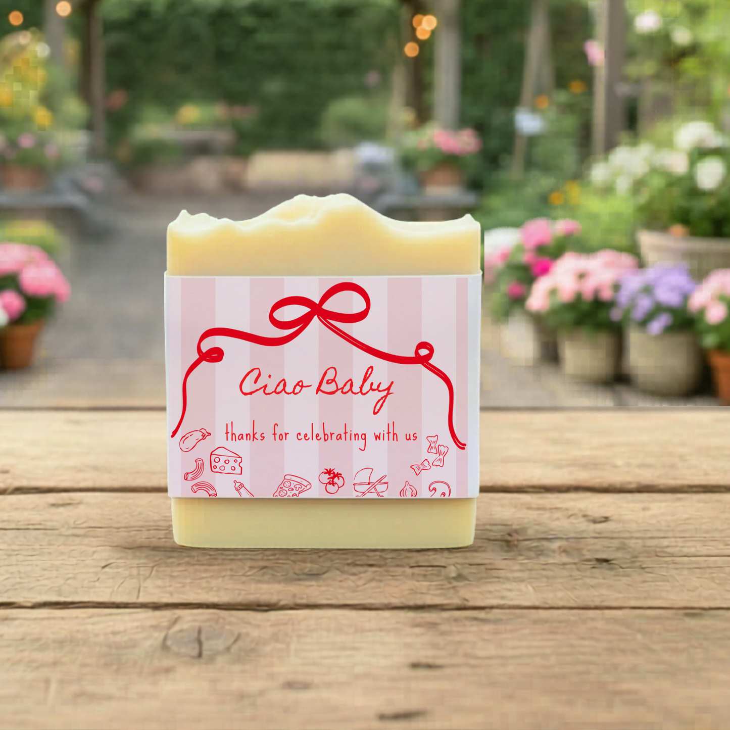 Ciao Baby Shower Favors – Vegan Soap | Eco-Friendly Keepsakes