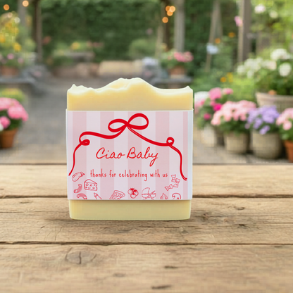 Ciao Baby Shower Favors – Vegan Soap | Eco-Friendly Keepsakes