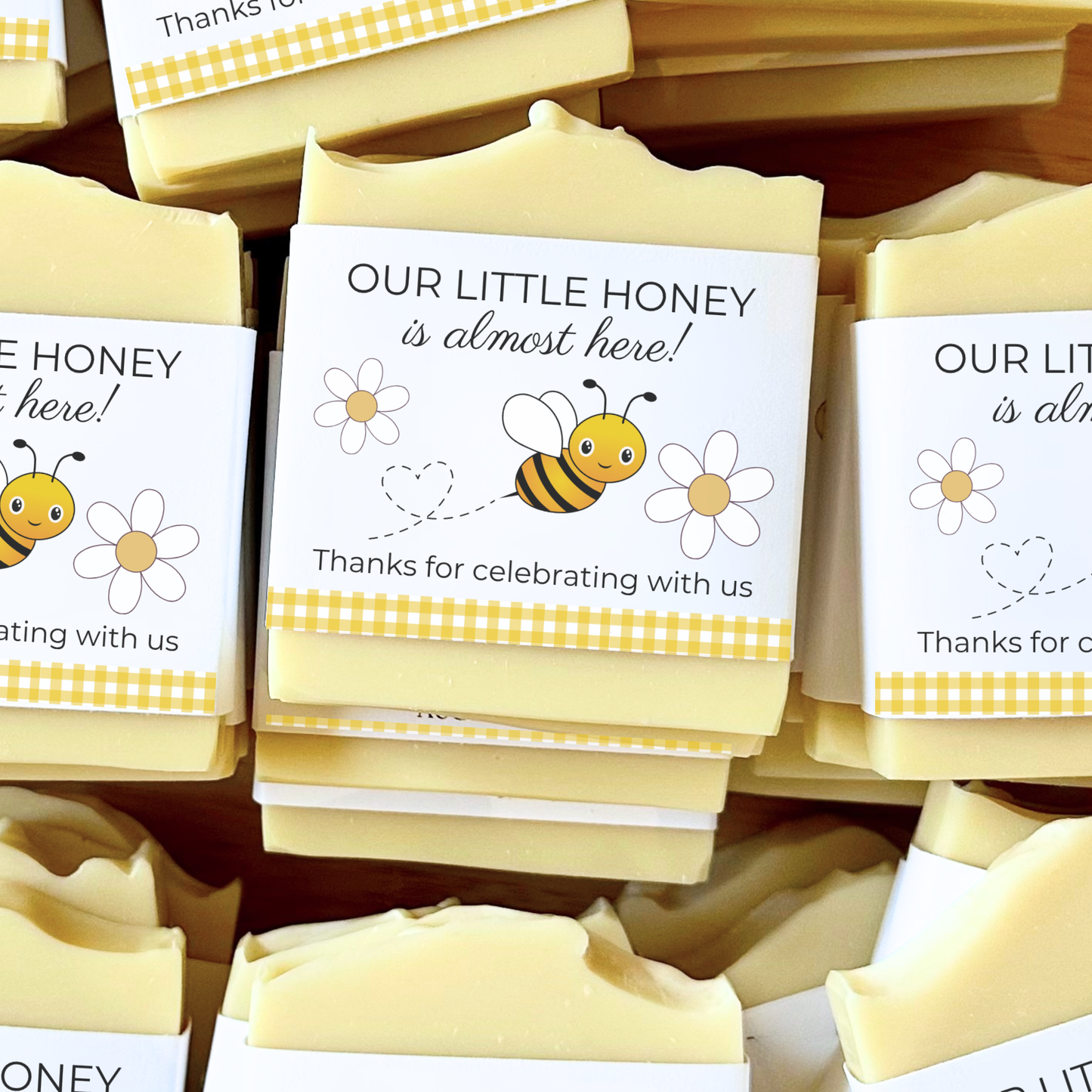 Little Honey Baby Shower Favors – Bee Theme Vegan Soap | Eco-Friendly