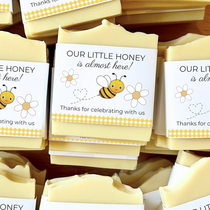 Little Honey Baby Shower Favors – Bee Theme Vegan Soap | Eco-Friendly