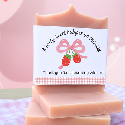 Berry Sweet Baby Shower Favors – Vegan Soap | Eco-Friendly Keepsakes